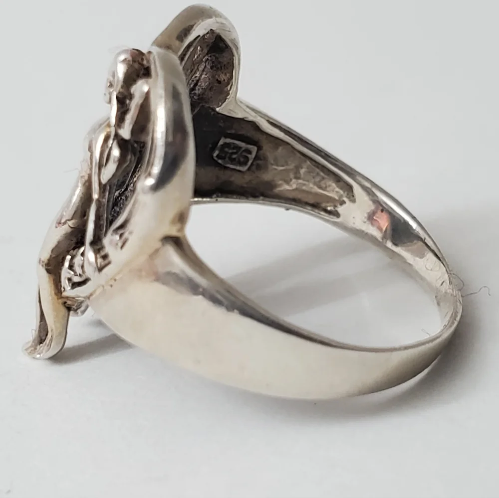 Seductive Celestial Enchantress Sterling Silver 925 Ring